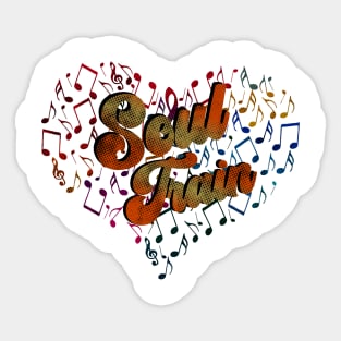 Colorful Heart Tone-Soul Train Sticker